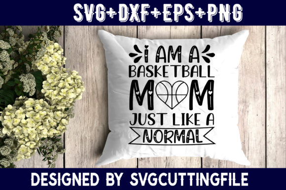 Basketball Mom Graphics for Crafts & Web