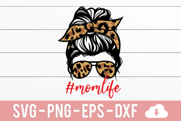 Leopard Mom Life Graphics for Crafts